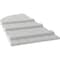 Ekena Millwork Americraft 6-Board (3 Batten) Wood Joined Board-n-Batten Shutters w/ Arch Top, ARW401BQ621X77STH, PR ARW401BQ621X77STH - alternate 5